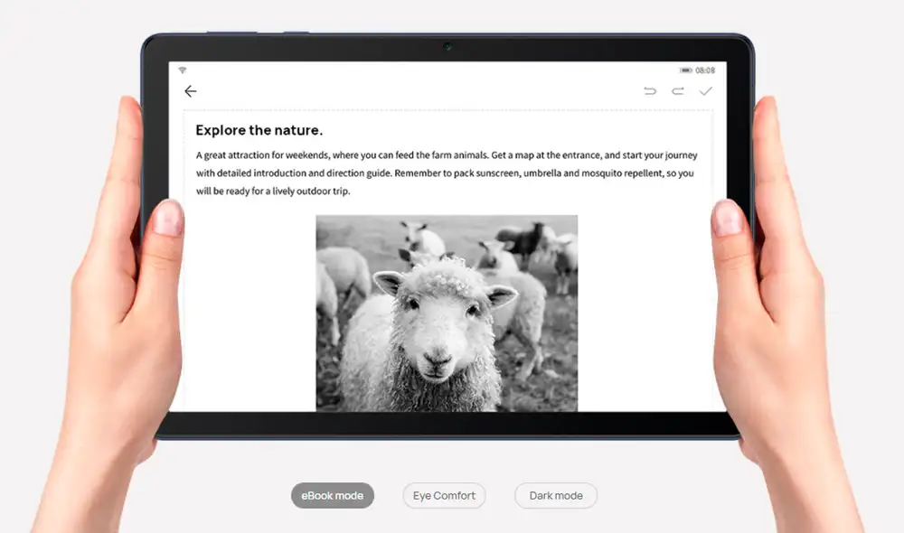 Tres modos de visualización. | Foto: Huawei