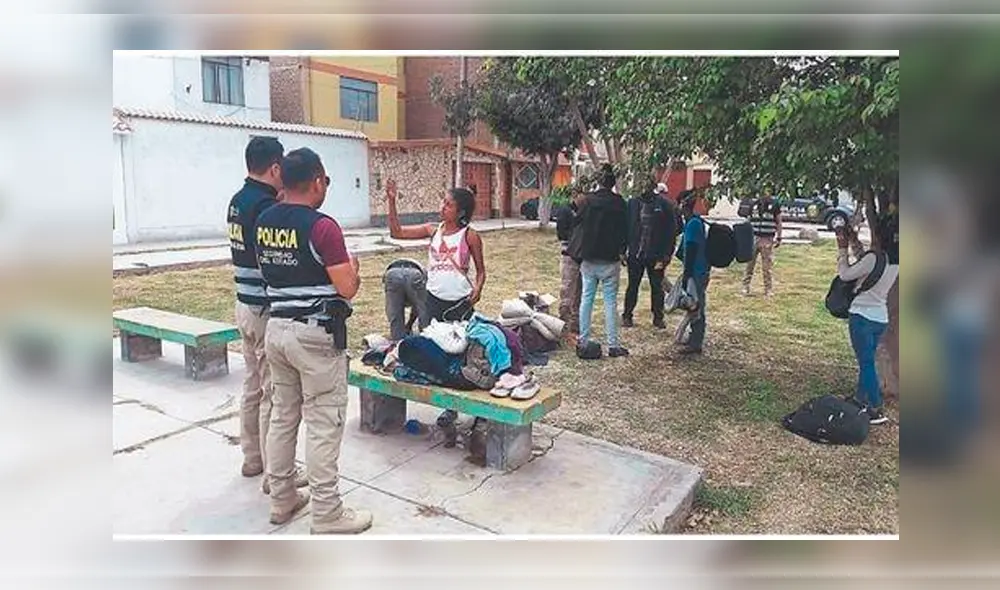 Extranjeros intervenidos. Extranjeros intervenidos.