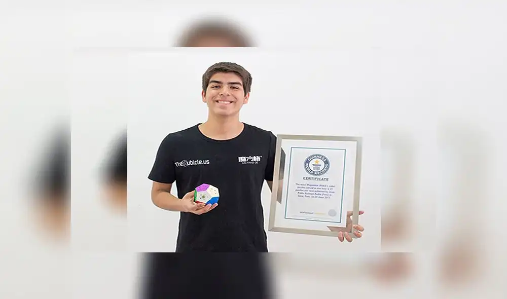 Joven peruano rompe récord mundial en campeonato europeo Joven peruano rompe récord mundial en campeonato europeo