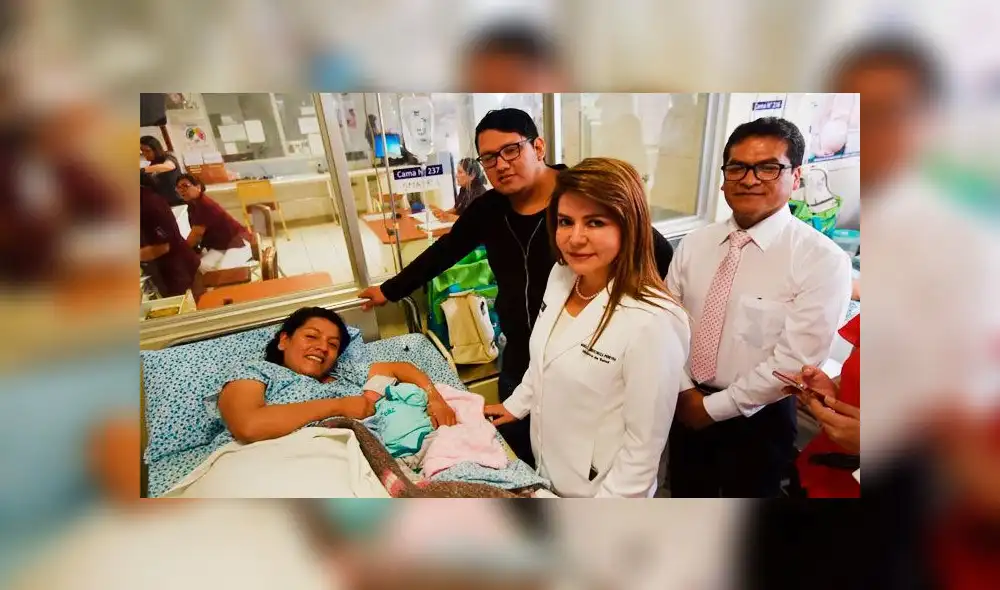 Alessia, primera niña en nacer durante Navidad