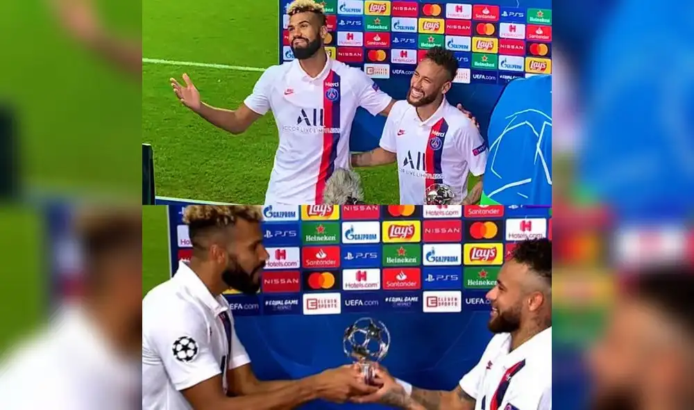 Neymar y Choupo Moting. Foto: UEFA Neymar y Choupo Moting. Foto: UEFA