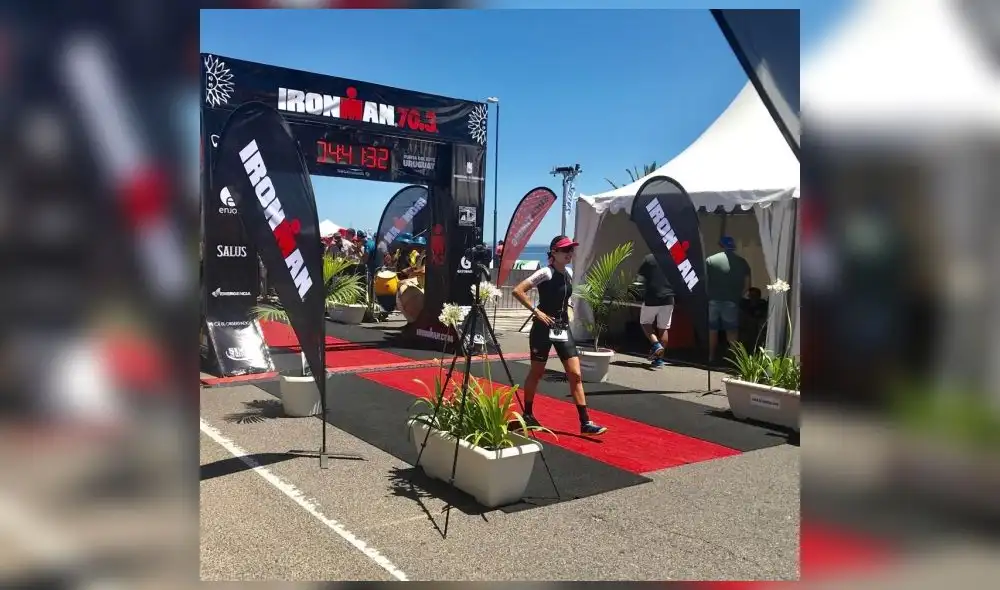 Peruana ganó el Ironman 70.3 Peruana ganó el Ironman 70.3