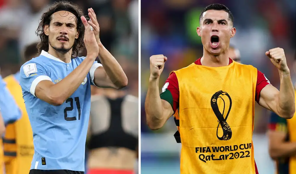 Edinson Cavani y Cristiano Ronaldo son goleadores en Uruguay y Portugal, respectivamente. Foto: composición/EFE Edinson Cavani y Cristiano Ronaldo son goleadores en Uruguay y Portugal, respectivamente. Foto: composición/EFE