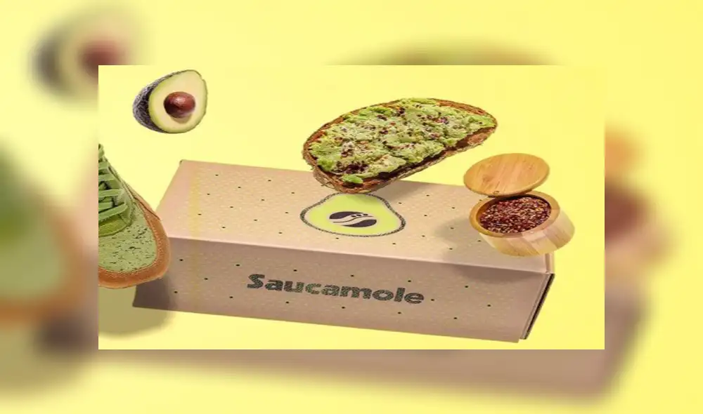 Lanzan singulares zapatillas inspiradas en palta y tostadas [FOTOS]