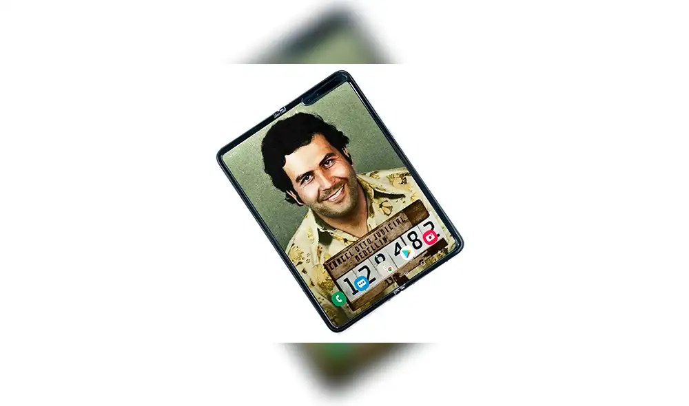 Así luce el Escobar Fold 2, el nuevo teléfono plegable lanzado por el hermano de Pablo Escobar.