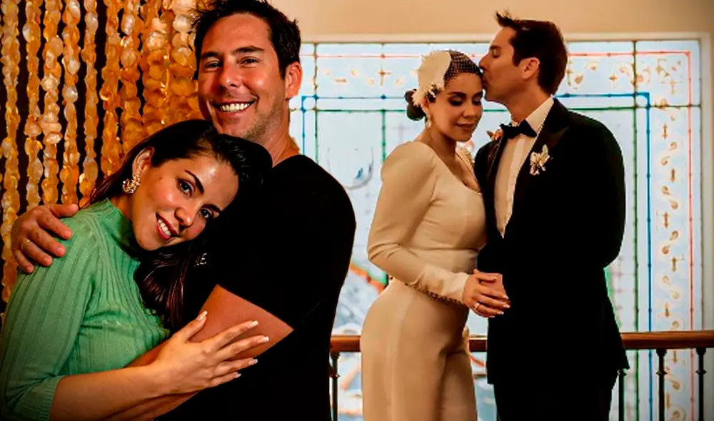 Laszlo Kovacs y Mili Asalde se casaron el 23 de julio de 2022. Foto: composición de Gerson Cardoso/captura/Instagram/@laszloloszla/@miliasalde