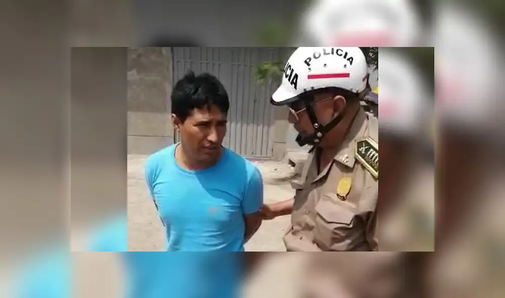 Víctor Augusto Domingo Reyna Mitma intentó justificar sus actos. (Foto: PNP) Víctor Augusto Domingo Reyna Mitma intentó justificar sus actos. (Foto: PNP)