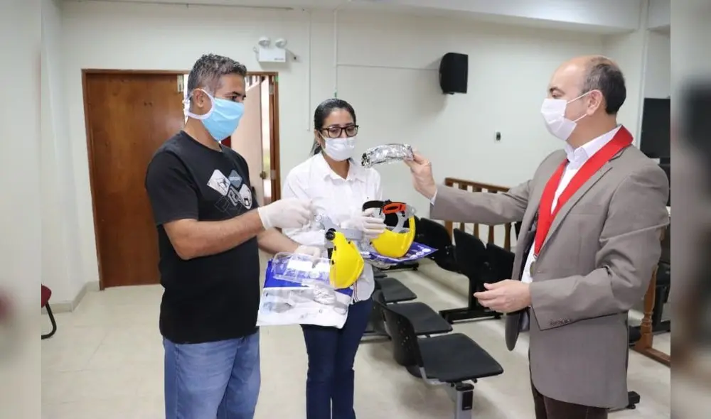 Trabajadores de la Corte de La Libertad reciben implementos de bioseguridad