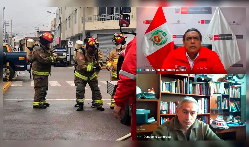 Congresista conversó con ministro para gestionar los equipos para la compañía de Bomberos. Congresista conversó con ministro para gestionar los equipos para la compañía de Bomberos.