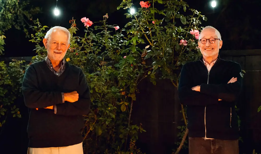 Paul Milgrom y Robert Wilson, ganadores del premio Nobel de Economía de 2020. Foto: EFE.