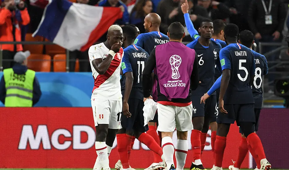 Perú y Francia se enfrentaron por la segunda fecha del grupo C del Mundial Rusia 2018. | Foto: AFP Perú y Francia se enfrentaron por la segunda fecha del grupo C del Mundial Rusia 2018. | Foto: AFP