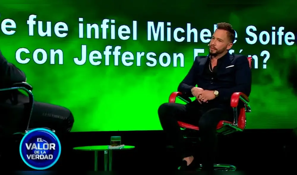 Michelle Soifer, Jefferson Farfán y Kevin Blow Michelle Soifer, Jefferson Farfán y Kevin Blow