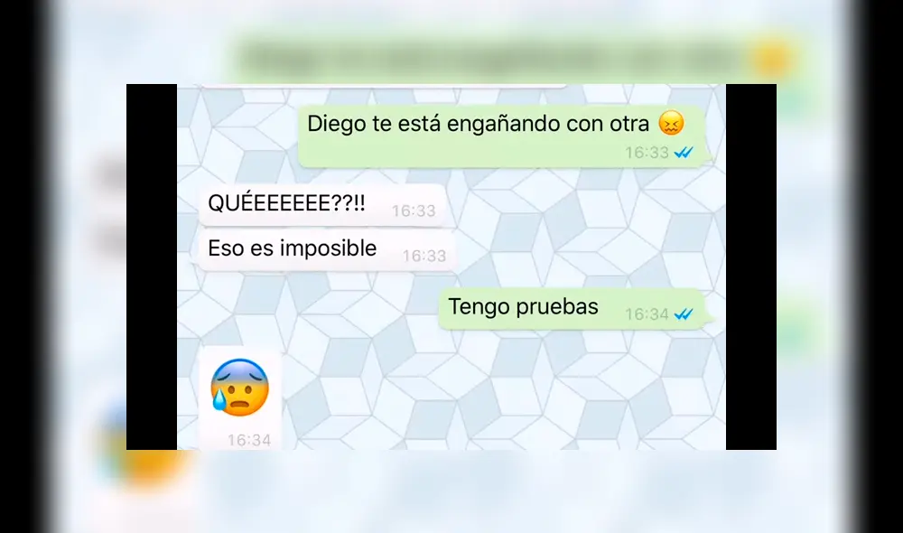 WhatsApp: Intentó advertir a su amiga de la infidelidad de su novio y terminó en ridículo [VIDEO]