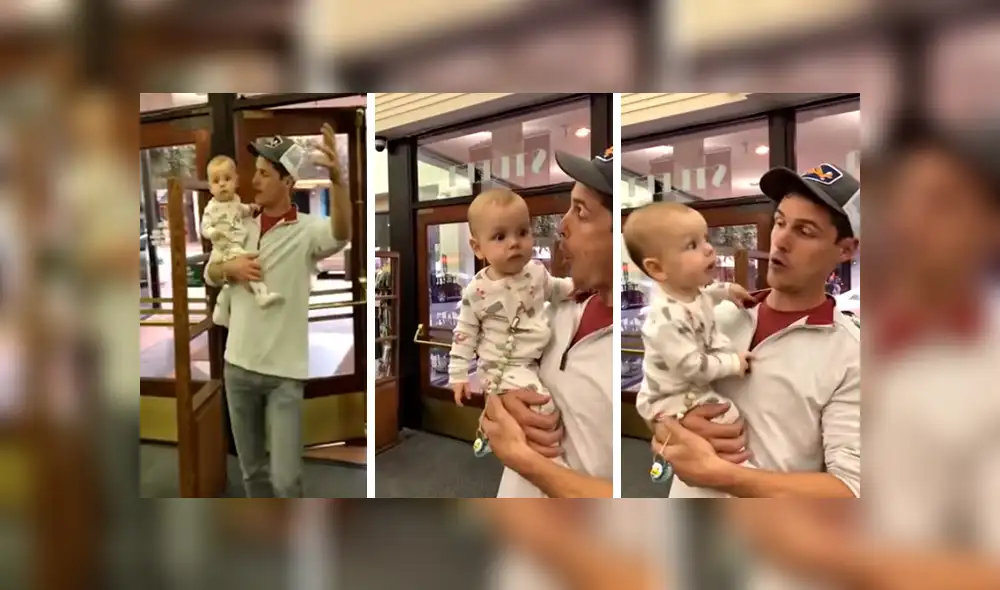 YouTube viral: la impresión de un bebé al ingresar a una biblioteca causa asombro YouTube viral: la impresión de un bebé al ingresar a una biblioteca causa asombro