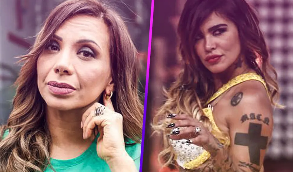 Mónica Cabrejos envía saludo a Angie Jibaja. Foto: Composición.