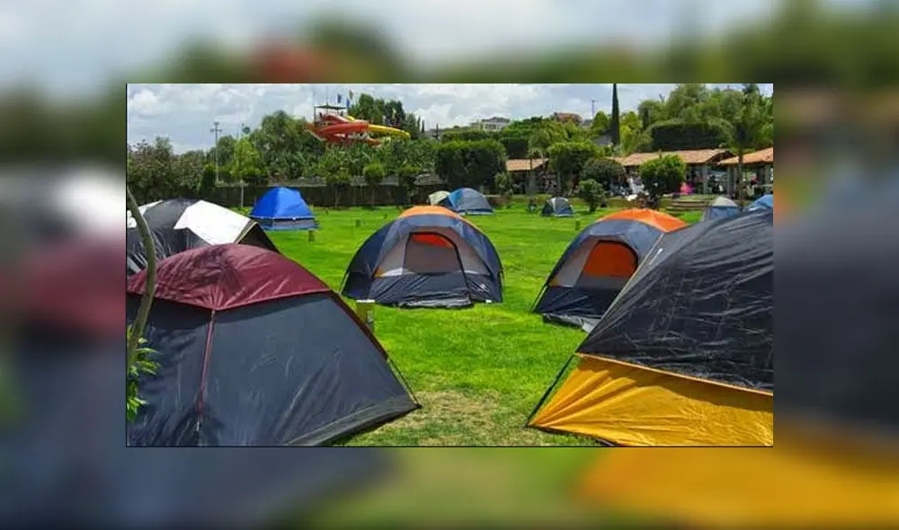 El camping ha generado críticas y también burlas. Foto: referencial