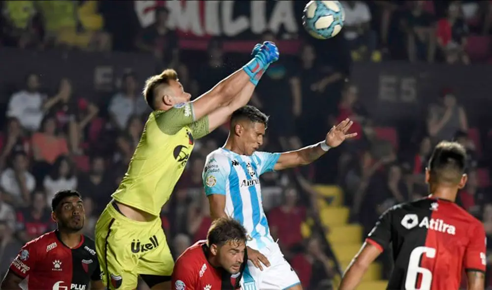 Racing y Colón se repartieron los puntos en la fecha 20 de la Superliga Argentina. Foto: TyC Sports.