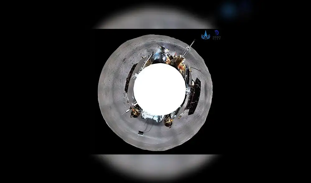 China revela increíble imagen de la cara oculta de la luna en 360° [VIDEO]