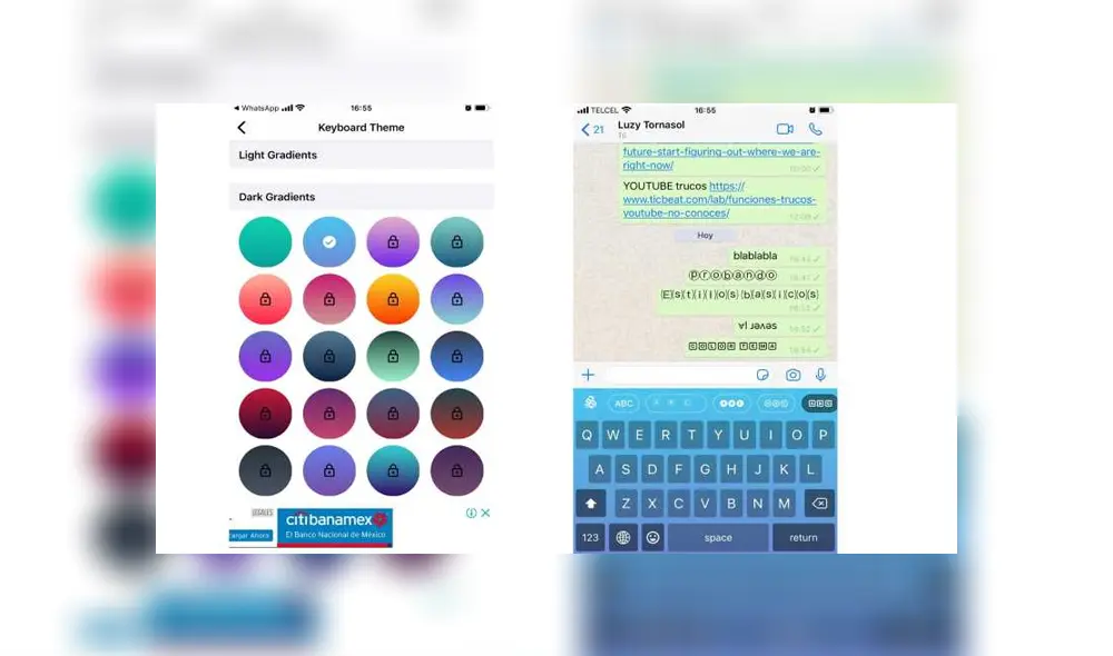 Desliza para ver los detalles de este truco de WhatsApp. Foto: Paréntesis.