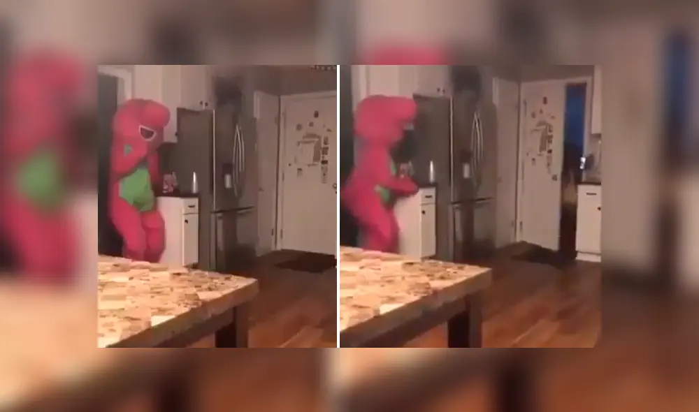 Es viral en YouTube. El joven quiso darle un singular recibimiento a su mamá al llegar a casa, pero el resultado no fue lo que esperaba y protagonizó divertido ‘blooper’