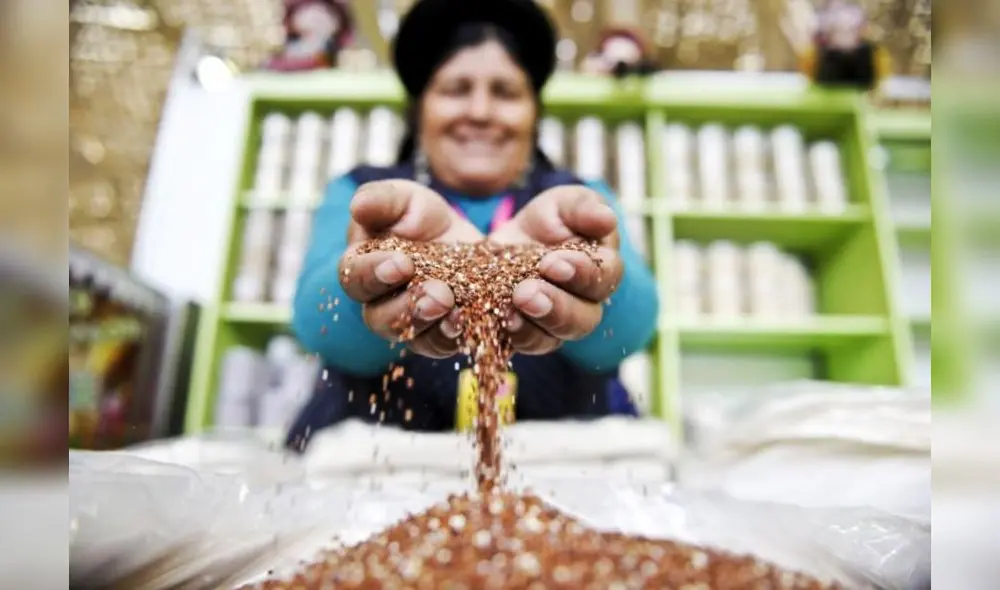 Quinua peruana. Quinua peruana.