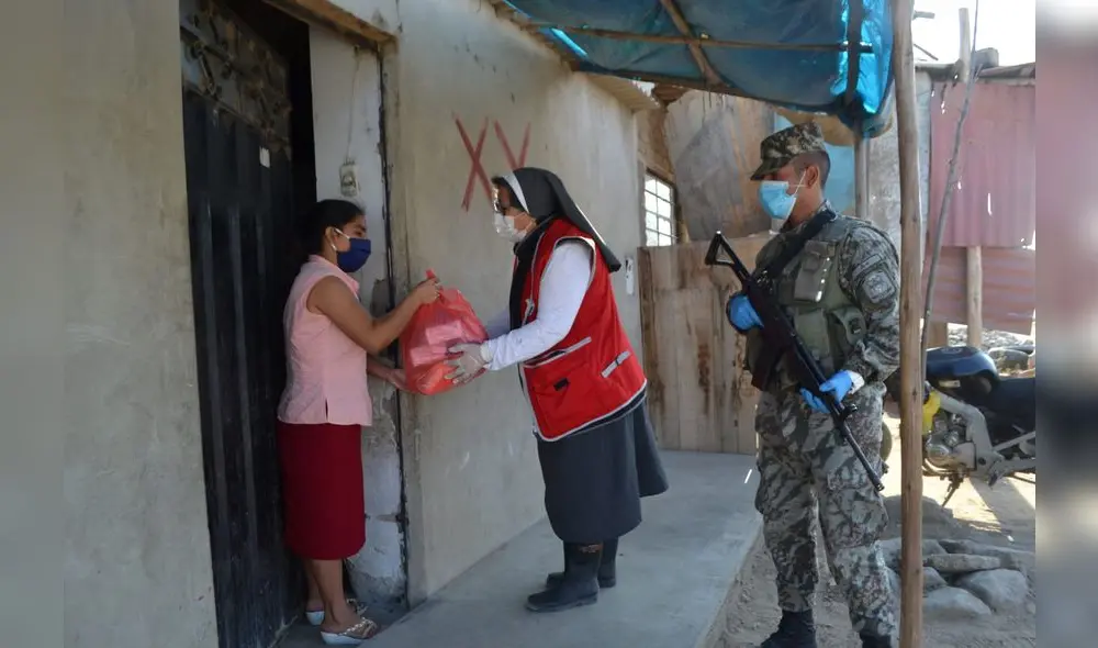 Trujillo: Iglesia entrega víveres a 1000 familias vulnerables Trujillo: Iglesia entrega víveres a 1000 familias vulnerables