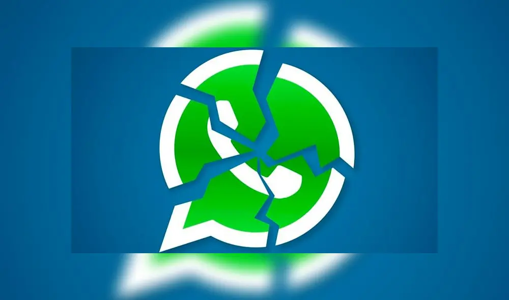 Caída de WhatsApp en todo el mundo.