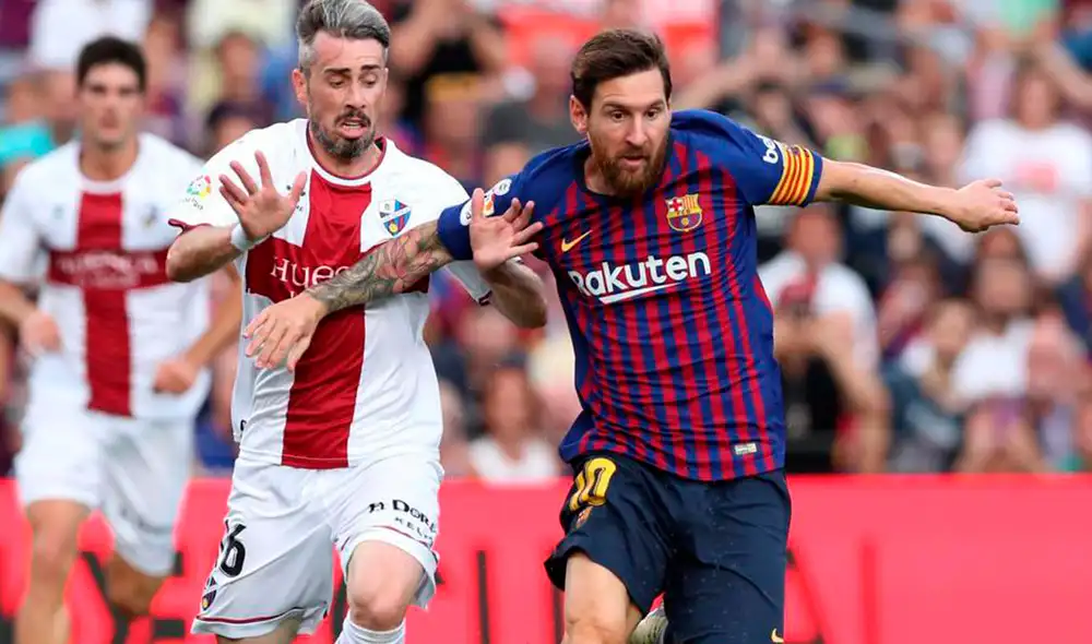 Huesca y Barcelona se miden por la fecha 17 de LaLiga. Foto: EFE