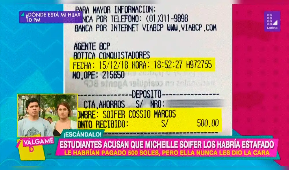 Estudiantes acusaron a Michelle Soifer por estafa [VIDEOS]