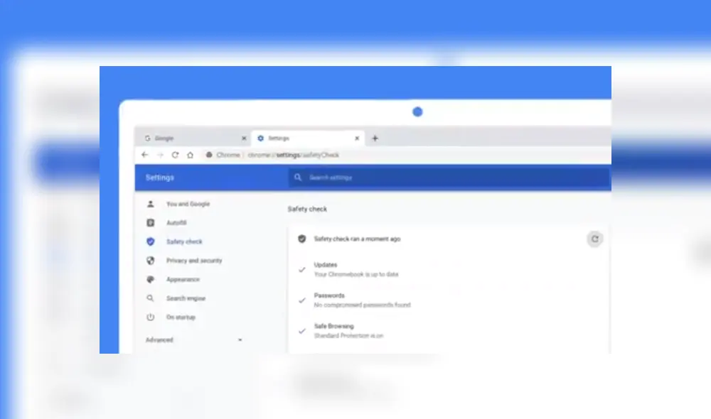 La nueva opción ocultará el url de la barra de direcciones.