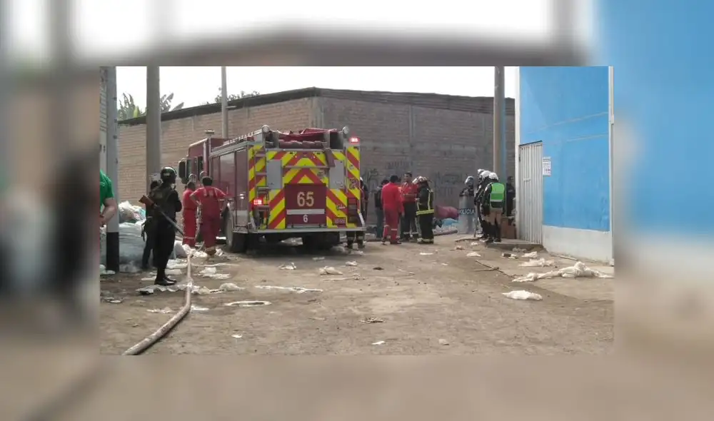 Incendio se produjo muy cerca al peaje de Puente Piedra, a la altura del kilómetro 25 de la Panamerica Norte. (Fotos: Jéssica Merino / La República)