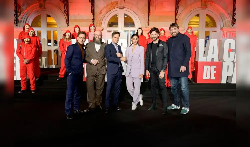 Alfombra roja de la Casa de Papel