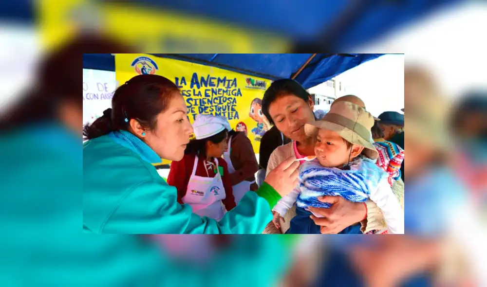 Sector Salud en Tacna diagnosticó a 1782 niños con anemia