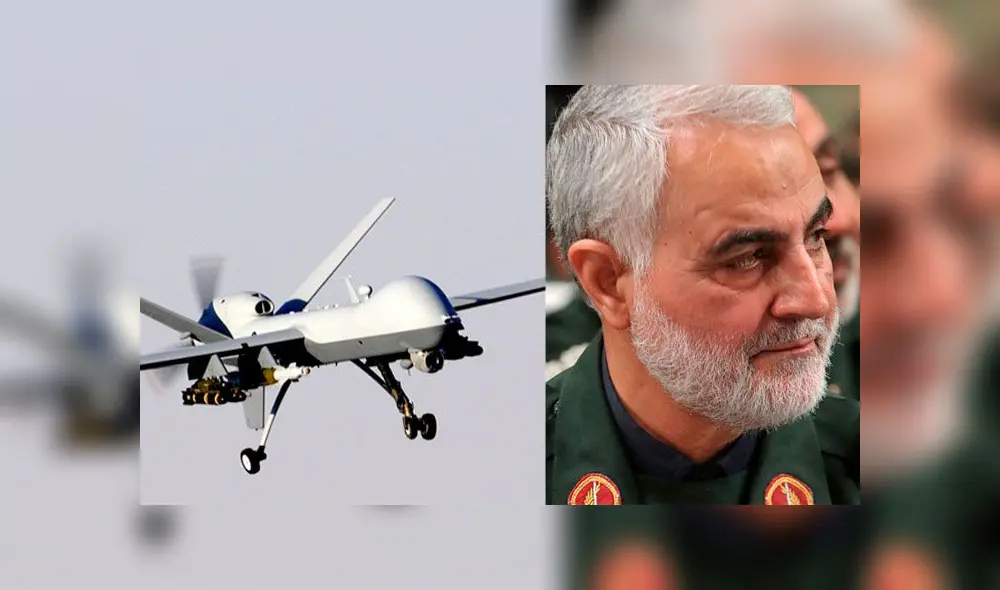 Estados Unidos utilizó un drone de combate para matar a Qasem Soleimani. Fotos: USAF/EFE. Estados Unidos utilizó un drone de combate para matar a Qasem Soleimani. Fotos: USAF/EFE.