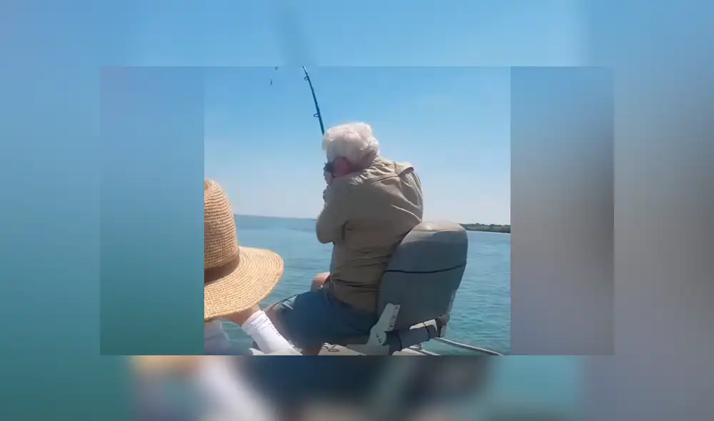 Hombre pesca en río, sin imaginar que peligrosa criatura saldría a atacarlo [VIDEO] 
