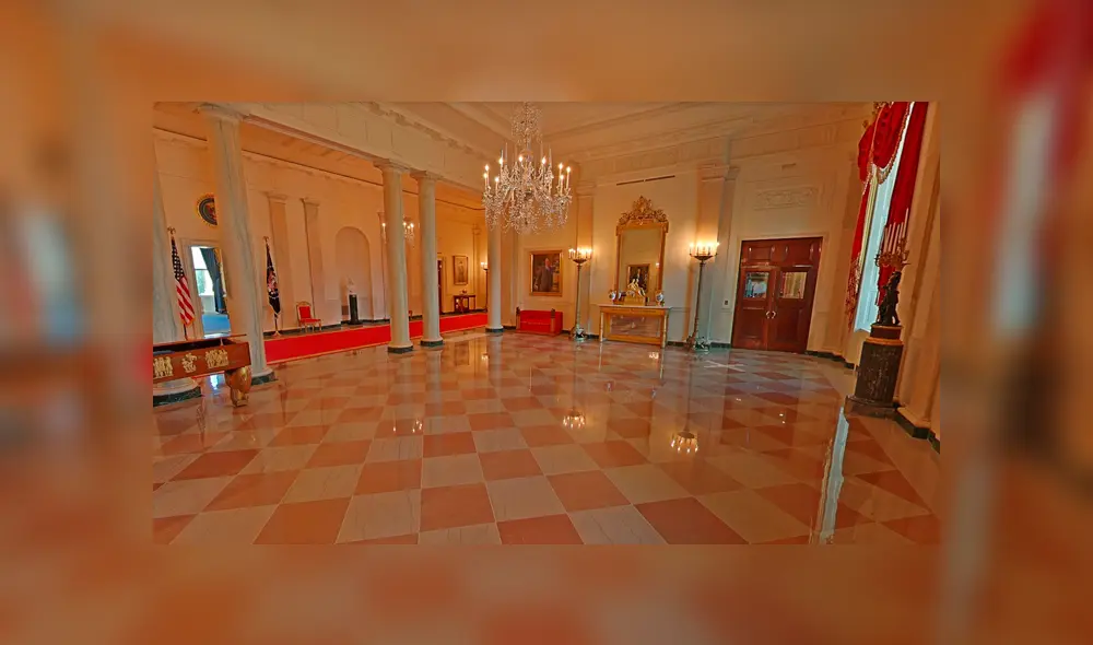 El hogar de Donald Trump alberga innumerables cuadros y pasadizos. Foto: Google Maps