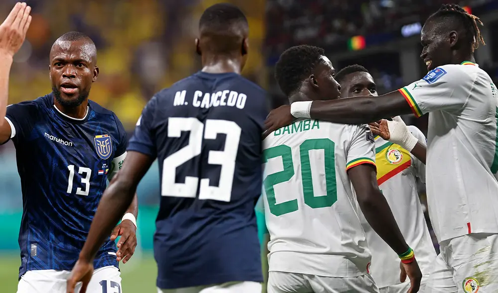 Ecuador vs. Senegal: ambas escuadras definirán su pase a octavos de Qatar 2022. Foto: composición LR/EFE Ecuador vs. Senegal: ambas escuadras definirán su pase a octavos de Qatar 2022. Foto: composición LR/EFE