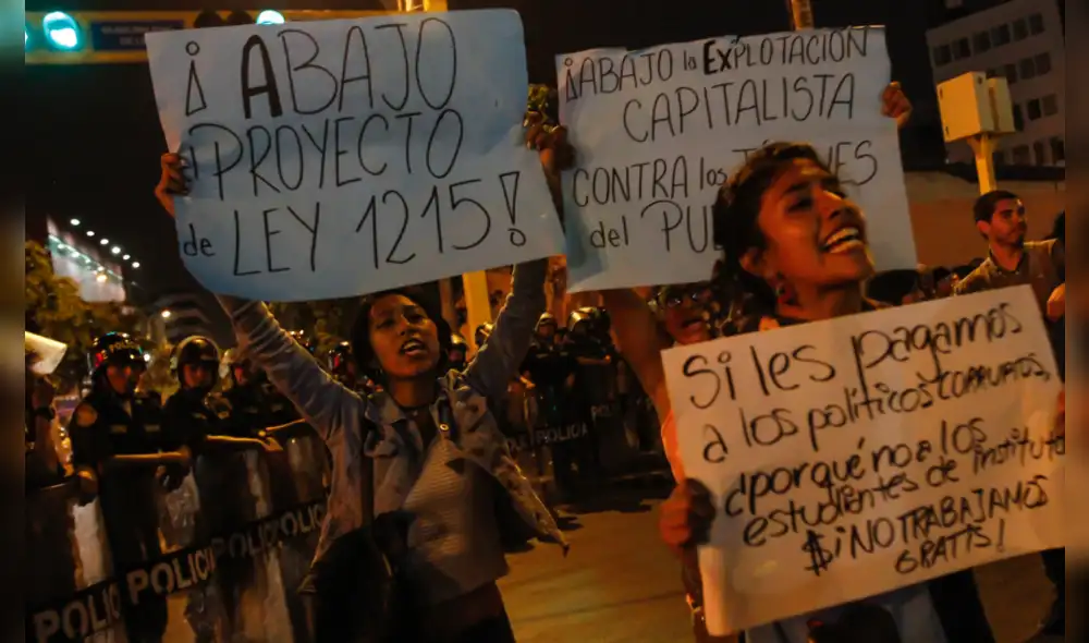 Congreso: Proyecto de “Ley de esclavo juvenil” fue agendado en Pleno de mañana