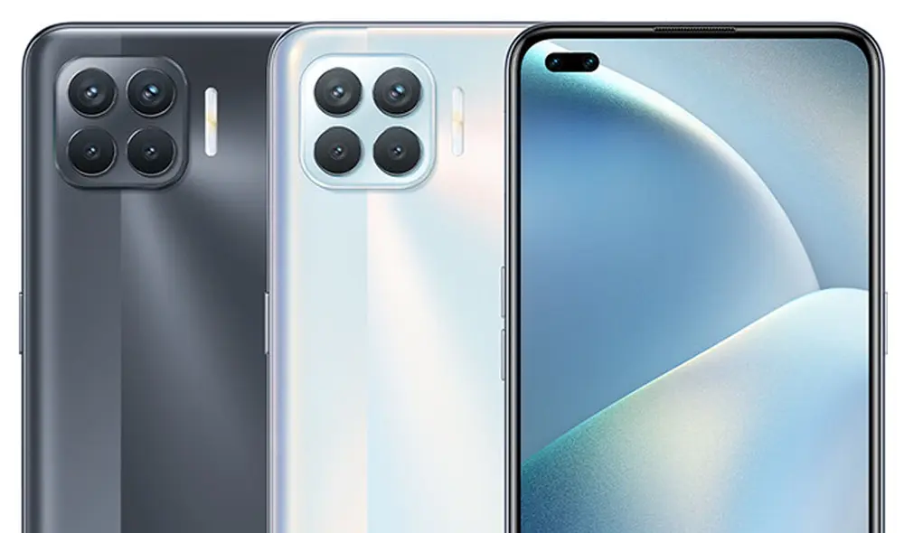 El OPPO Reno 4F que llega con una pantalla AMOLED de 6,43 pulgadas. Foto: OPPO
