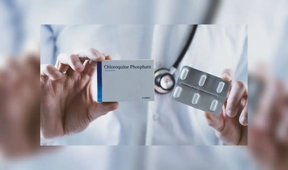 Fosfato de Cloroquina. Foto referencial.