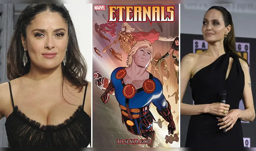 Angelina Jolie y Salma Hayek ingresan a The Eternals, esperada película de Marvel Studios - Fuente: Difusión
