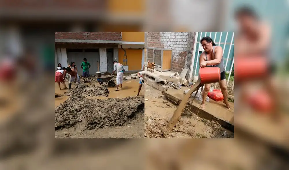 Calles y decenas de viviendas de San Juan de Lurigancho lucen llenas de lodo | VIDEO Calles y decenas de viviendas de San Juan de Lurigancho lucen llenas de lodo | VIDEO