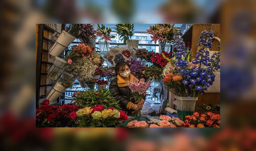 A pesar del coronavirus, floristerías abrieron este Día de San Valentín. Foto: EFE A pesar del coronavirus, floristerías abrieron este Día de San Valentín. Foto: EFE