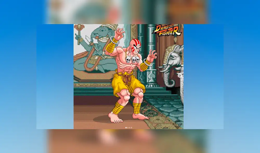 Dhalsim y Ten Shin Han.