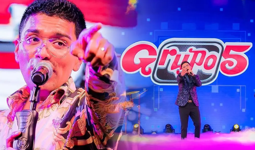 Christian Yaipén es la voz principal del Grupo 5. Foto: Christian Yaipén/Instagram Christian Yaipén es la voz principal del Grupo 5. Foto: Christian Yaipén/Instagram