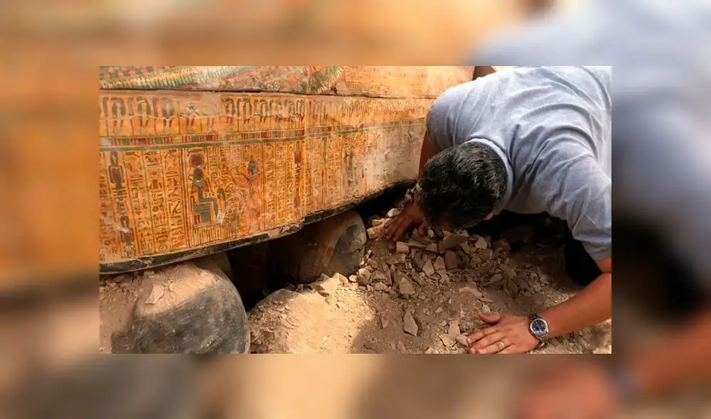 Arqueólogos hallan nuevos sarcófagos con momias egipcias en templo de Luxor [FOTOS]