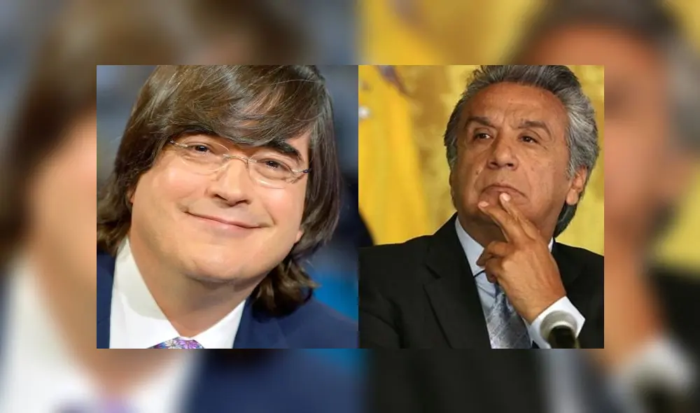 Jaime Bayly brindó su respaldo al presidente de Ecuador, Lenin Moreno. Foto: Composición