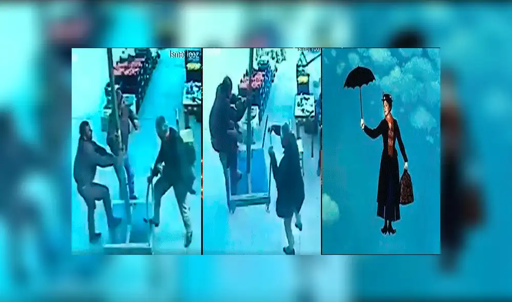 YouTube viral: cámaras registran curioso momento en que joven vuela como “Mary Poppins” [VIDEO]
