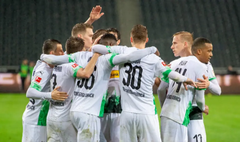 Borussia Mönchengladbach está en el cuarto puesto de la Bundesliga, a seis puntos del líder Bayern Múnich. Foto: AFP.