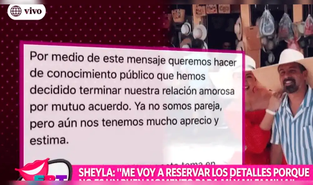 Sheyla Rojas rompe su silencio y deja 'detonante' mensaje tras ruptura